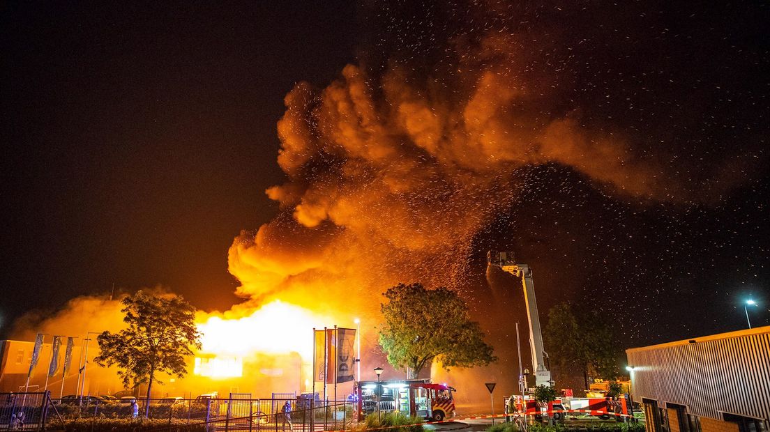 Grote brand in Kampen