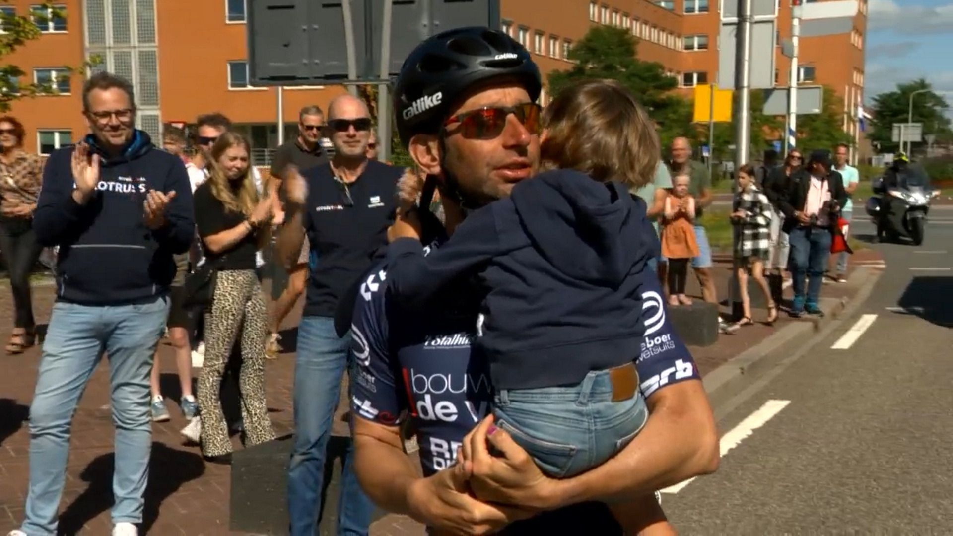 Stefan van der Pal bij de finish