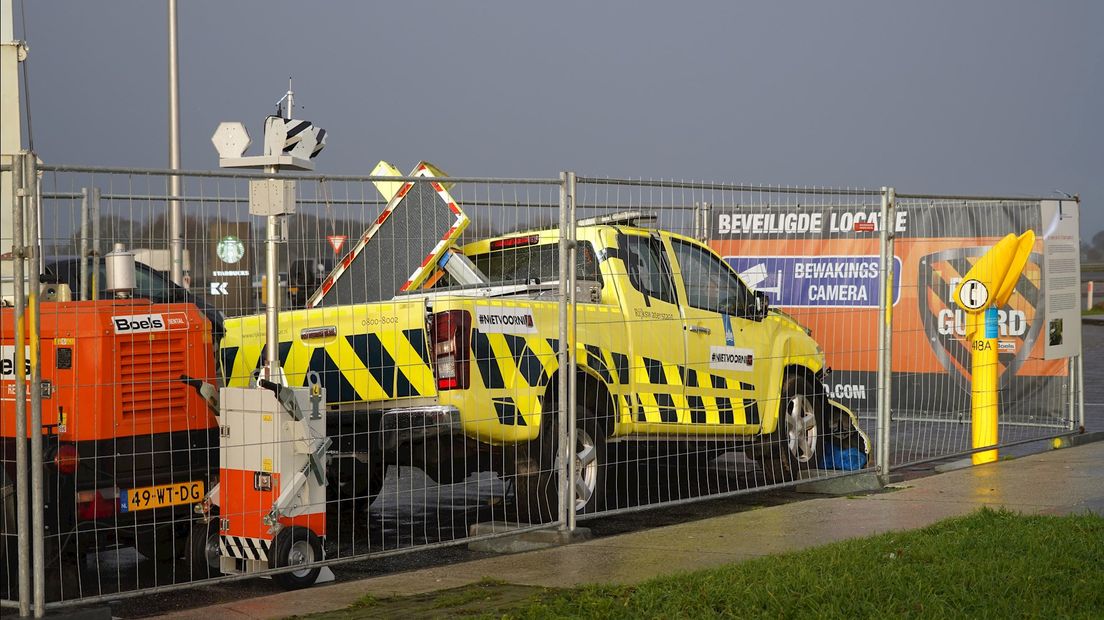 Autowrak van Rijkwaterstaat