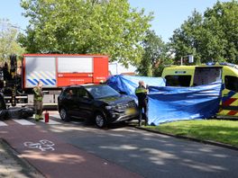 Het ongeluk gebeurde aan de Koninginnelaan in Leiden