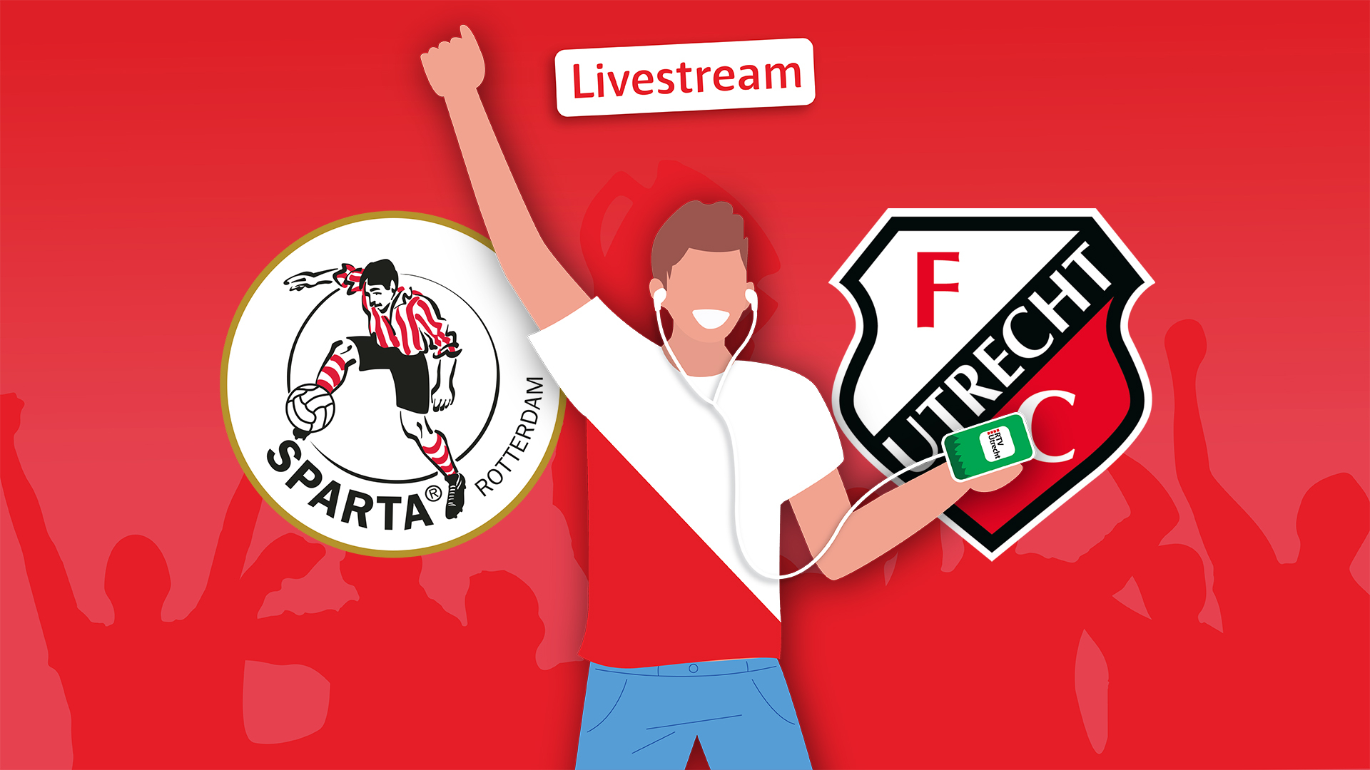 Livestream Sparta - FC Utrecht | Luister live vanaf 18.15 uur