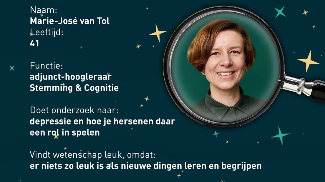 Neuropsycholoog Marie-José van Tol van de RUG