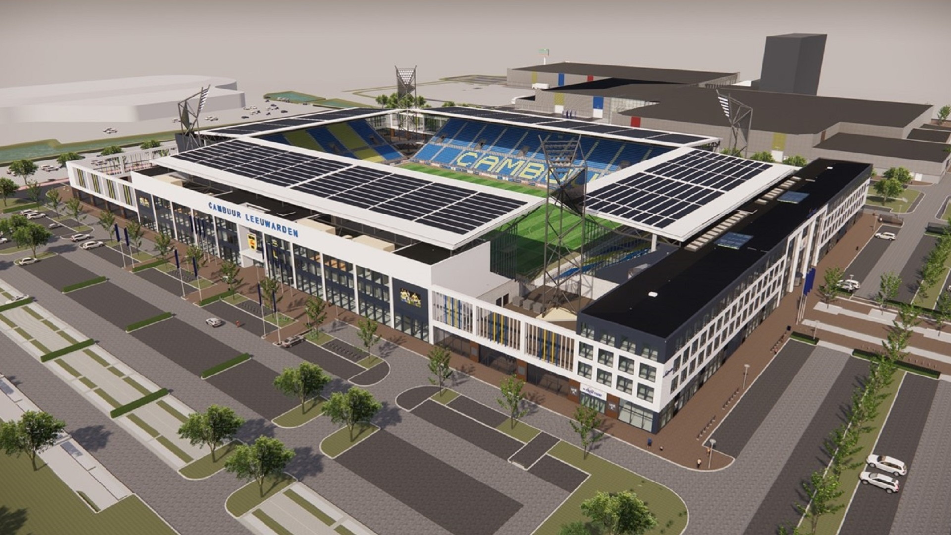 Ympresje fan it nije Cambuurstadion