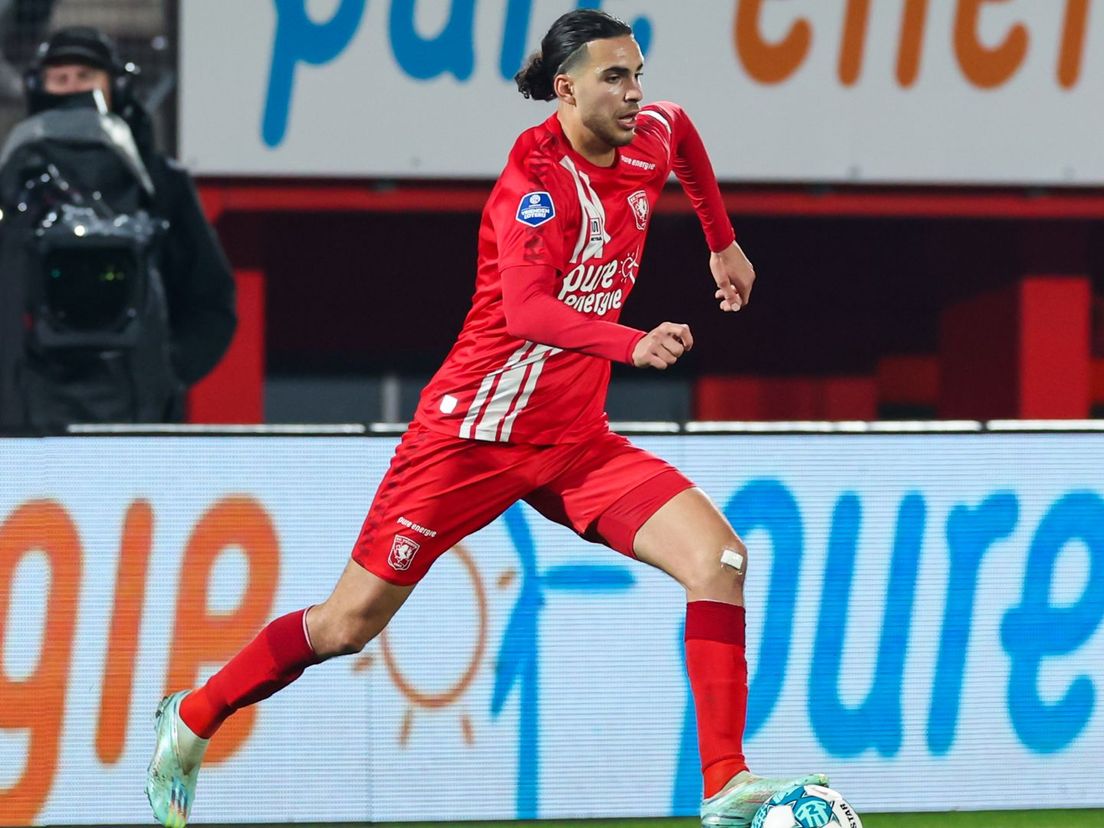 Ramiz Zerrouki afgelopen weekend tijdens FC Twente-FC Emmen