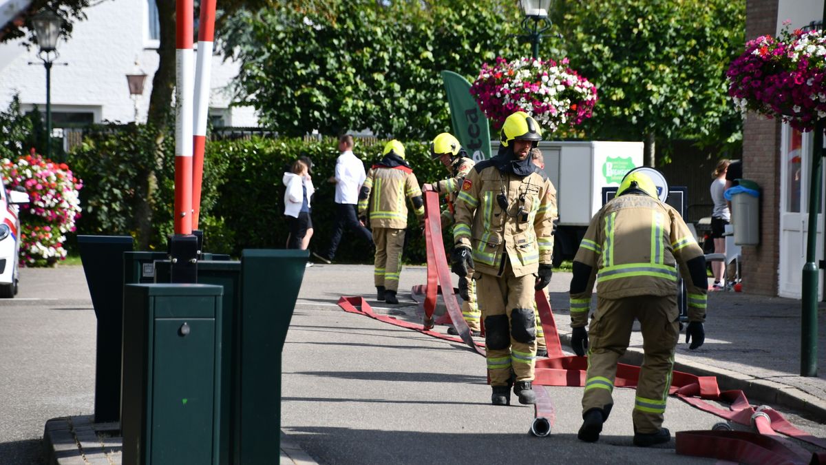 Golfkarretje veroorzaakt brand in loods op camping bij Renesse