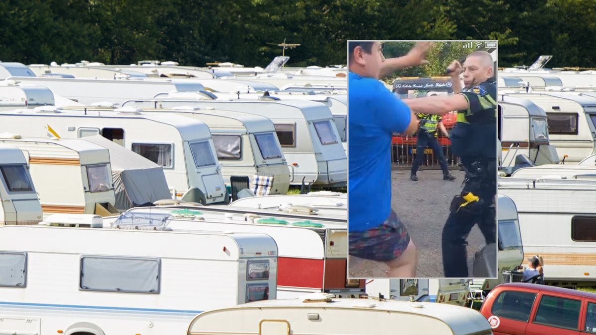 Drie aanhoudingen na woonwagenprotest Spaubeek - L1 Nieuws