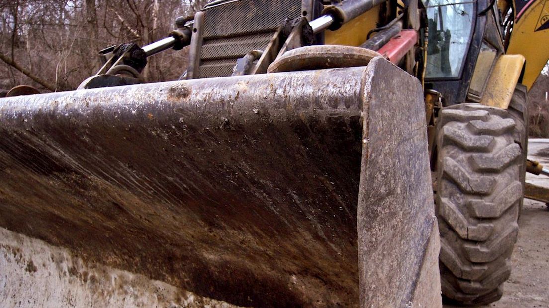Diefstal van shovelbak