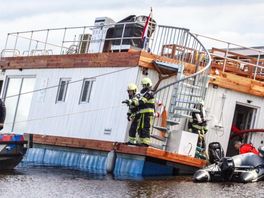 112-nieuws: Woonark zinkt bij Offingawier | Werk aan N359 tussen Bolsward en Winsum uitgesteld