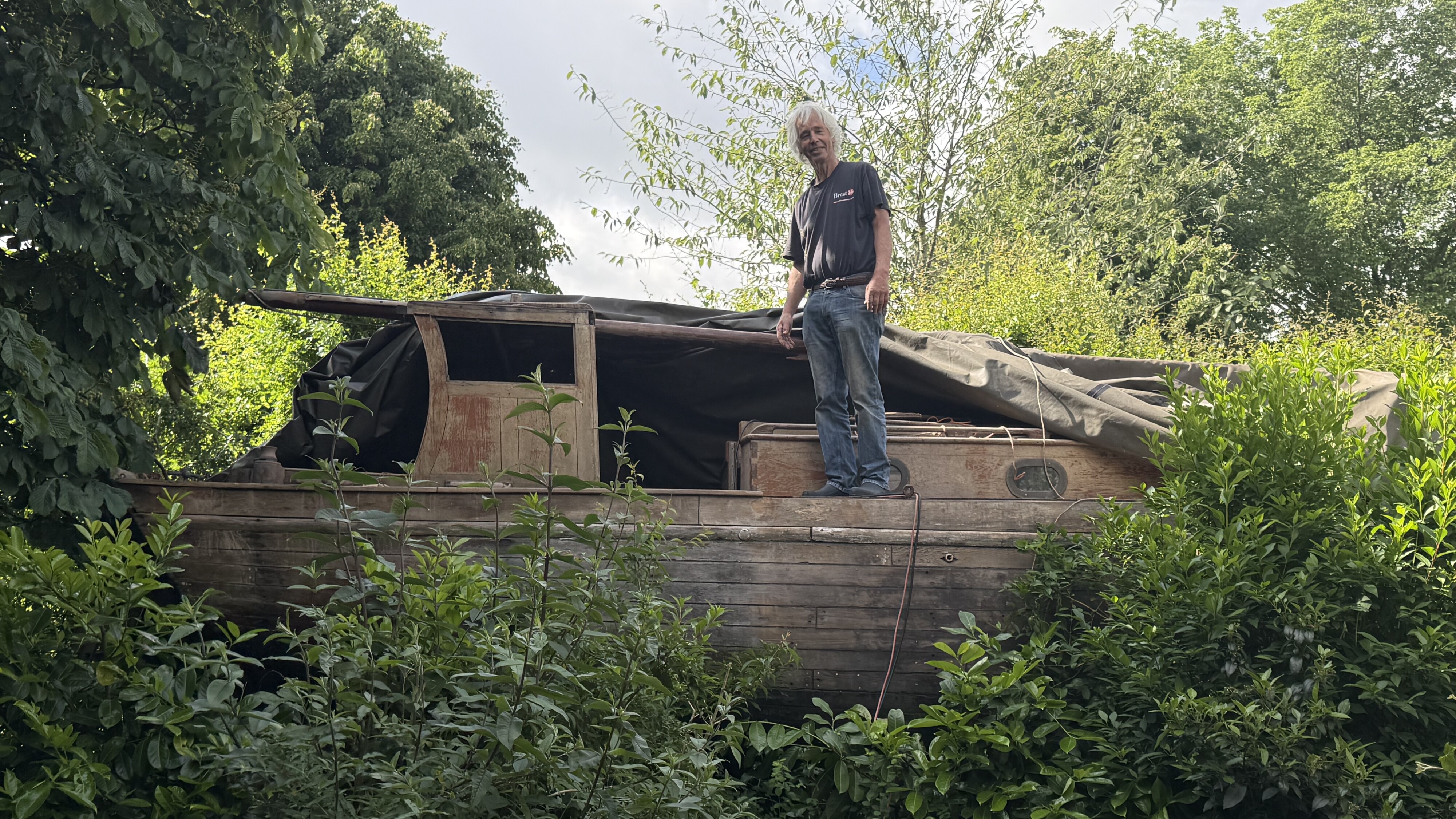 Bauke Aalbers (71) en zijn Schotse kotter Fluaran