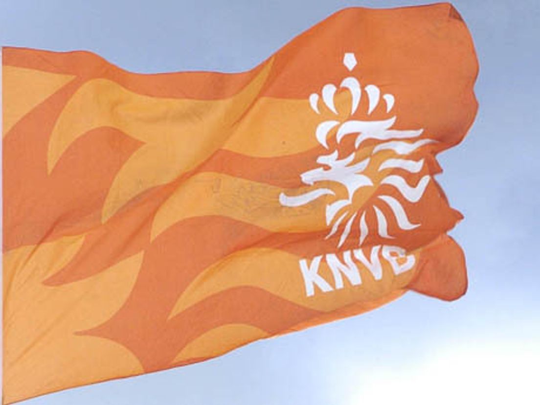 Het logo van de KNVB