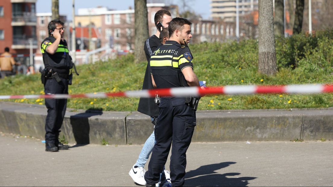 De ruzie ontstond op de Schalk Burgerstraat in Den Haag