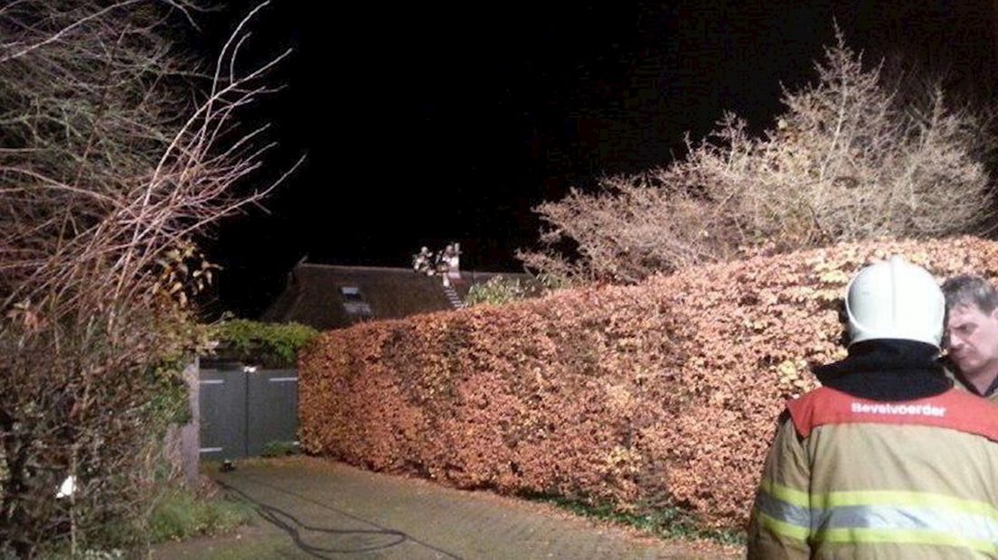 Schoorsteenbrand in Dalfsen