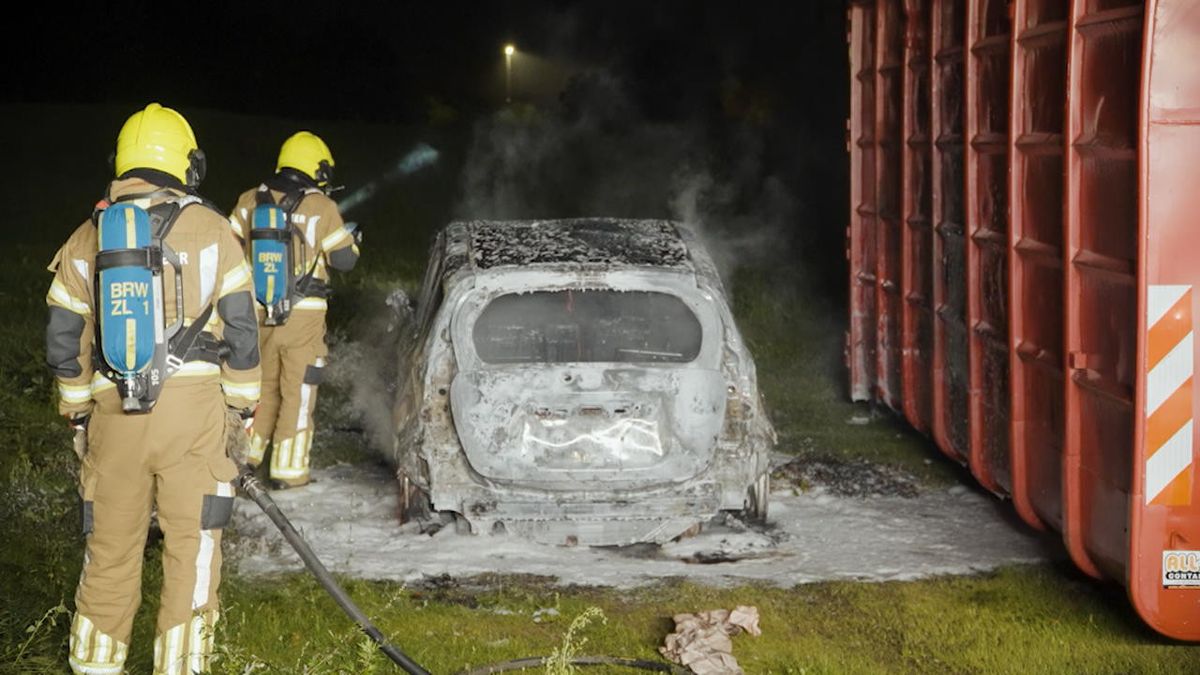 Gestolen auto uitgebrand in Maastricht