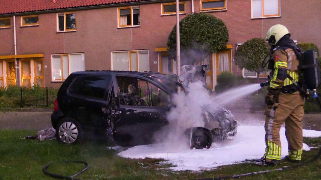 Autobrand in Hengelo