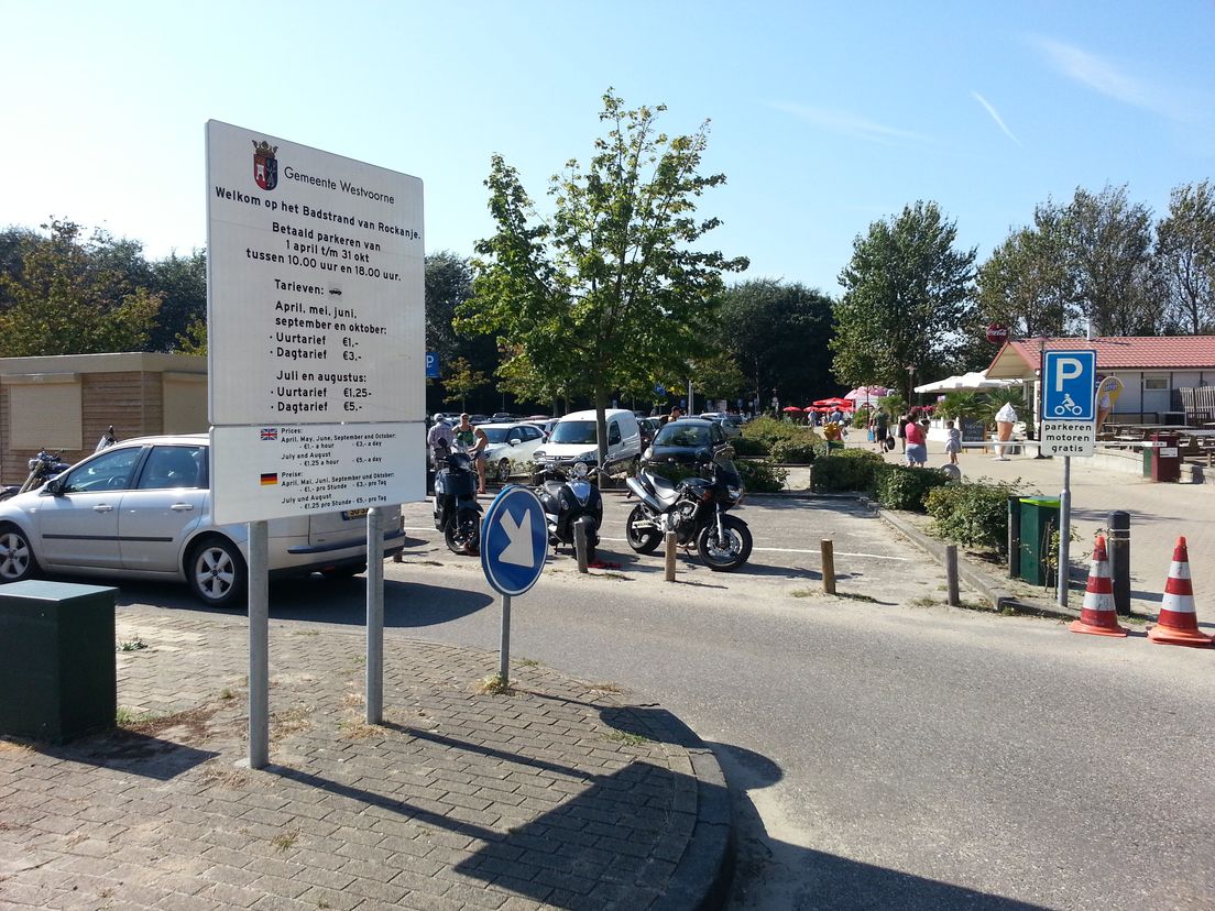 Drukte op de stranden. Ook hier in Rockanje