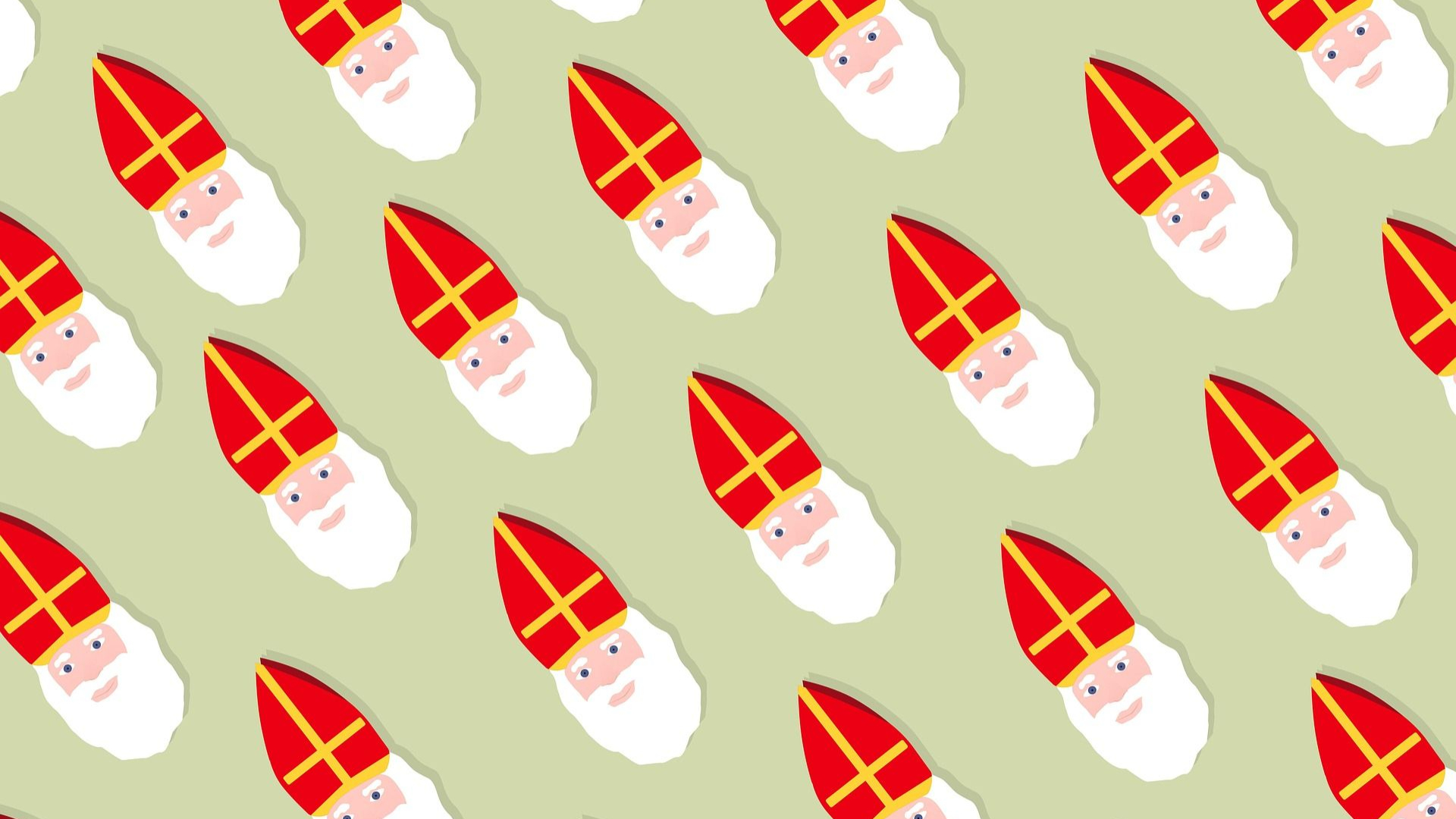 Yvonne helpt Sinterklaas