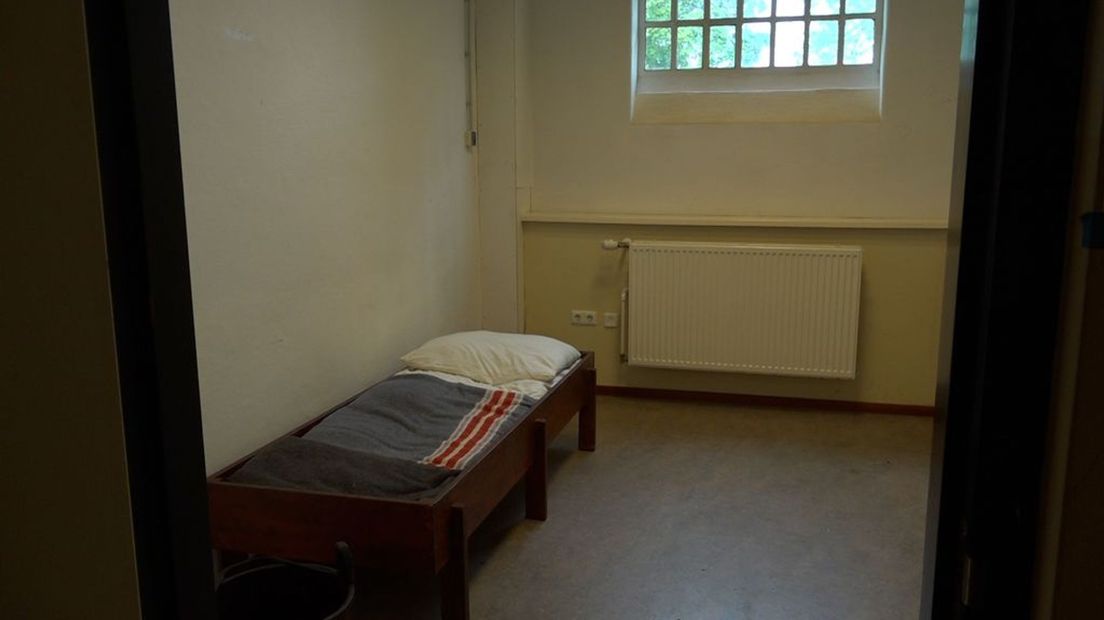 Een cel in de voormalige gevangenis De Kruisberg
