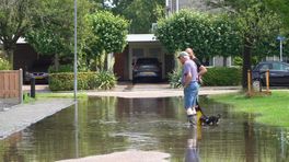 Waterballet in Veenhuizen door onweersbuien