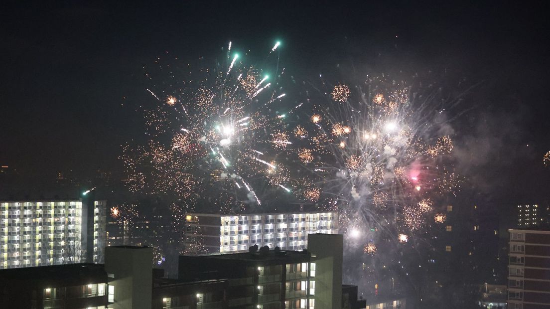 Vuurwerk in Delft