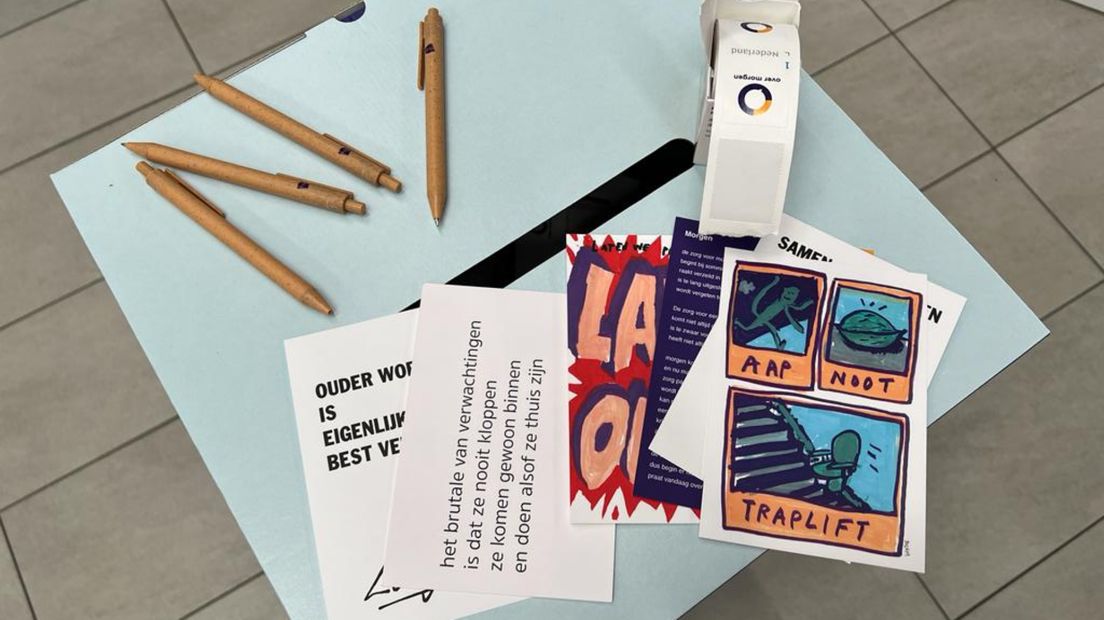 Een greep uit de kaartjes die je kan sturen.