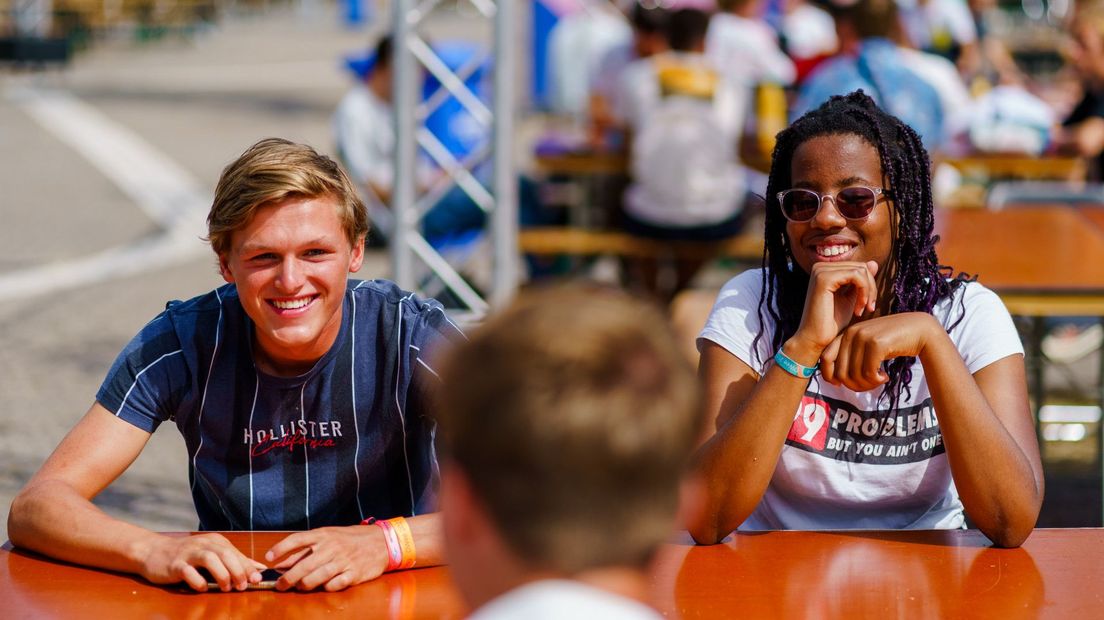 Tijdens de OWee-introductieweek van de TU Delft kunnen studenten elkaar deze week ontmoeten