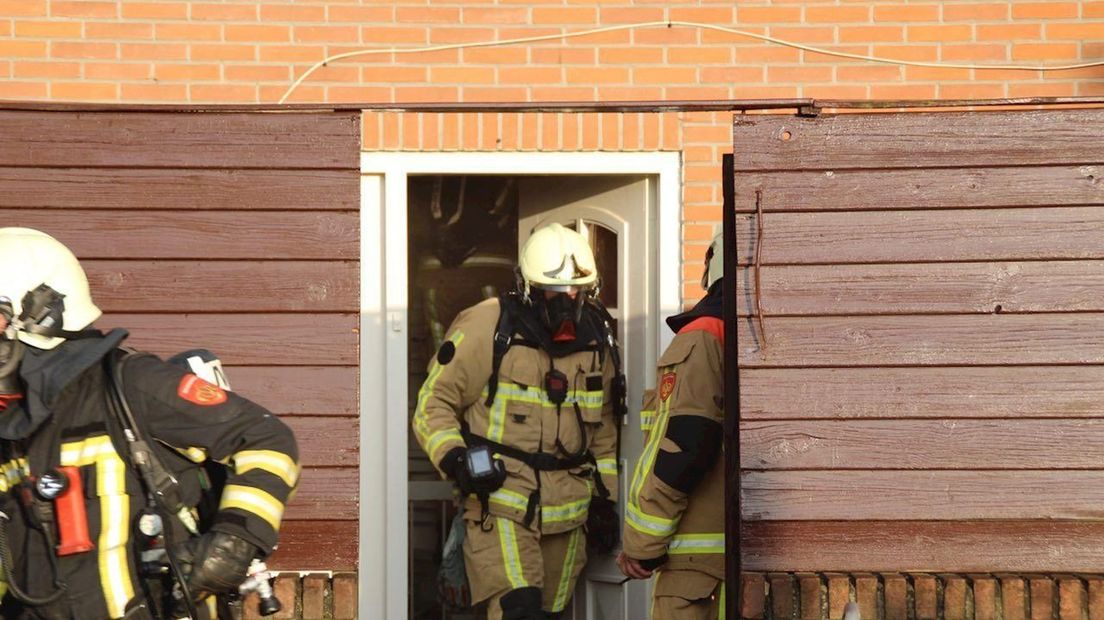 Brandweer in actie
