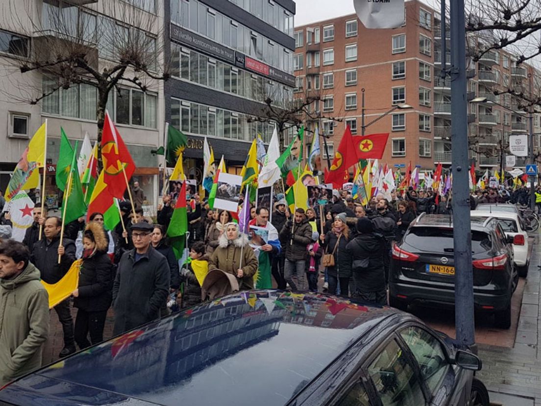 Protestmars Rotterdamse Koerden in 2018
