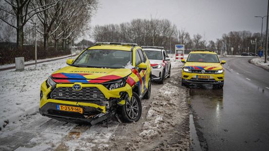 Ambulance betrokken bij ongeval