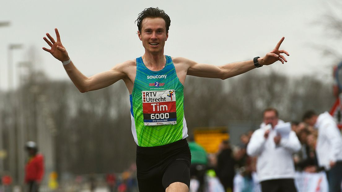 De winnaar van de 10 km