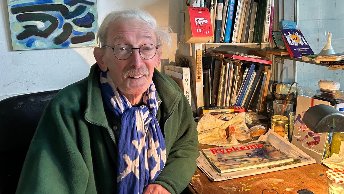 Friese kunstenaar Nico Rypkema (94) wil heel graag met zijn werk in een Fries museum