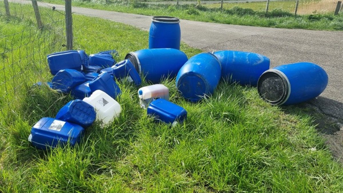 Twee verdachten aangehouden vanwege drugsdumpingen