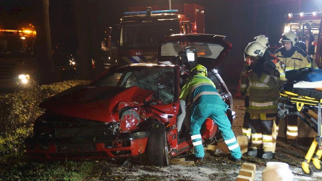 Ongeluk op N331 bij Zwartsluis