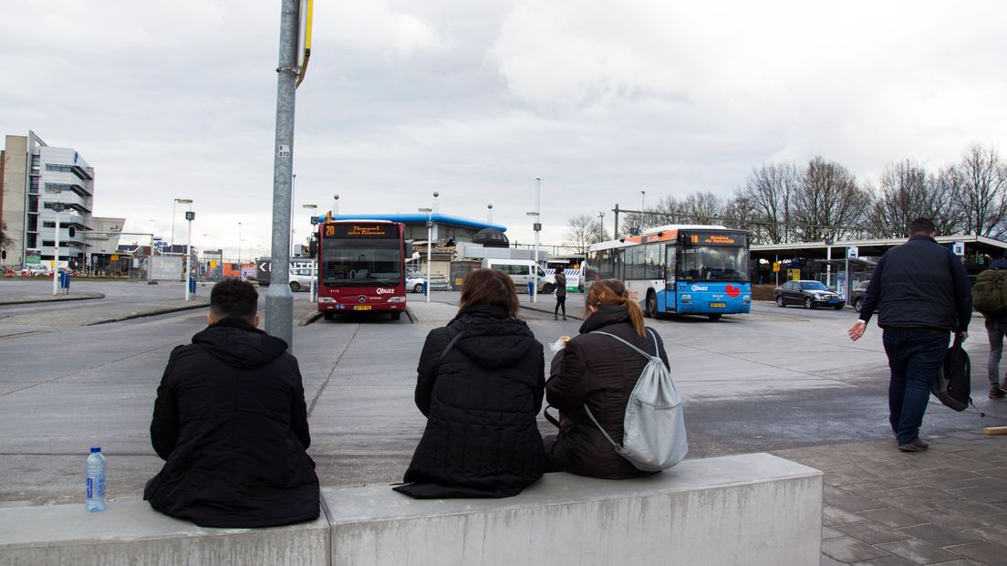 Het busstation (Rechten: Kevin van der Laan / OV Nieuws GD)