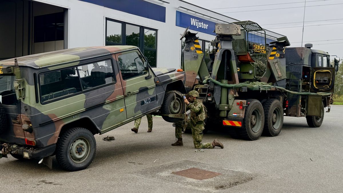 Grote oefening voor militaire monteurs rond Pesse en Wijster