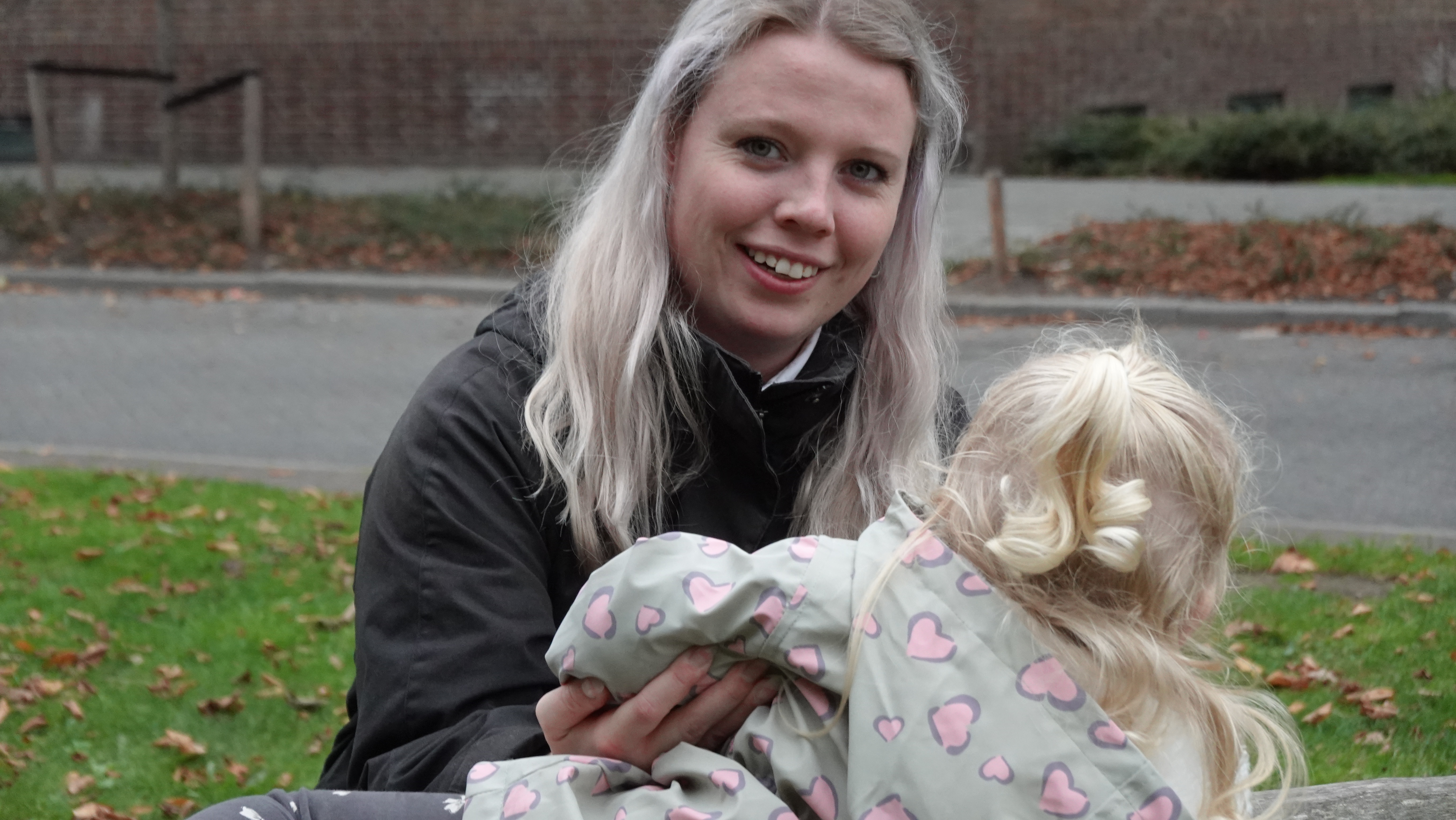 Claire met haar dochter
