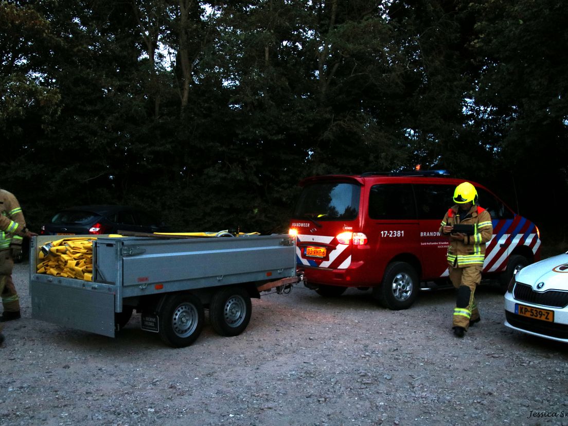 Oefening in de duinen van Rockanje (Foto Jessica Snoeij)