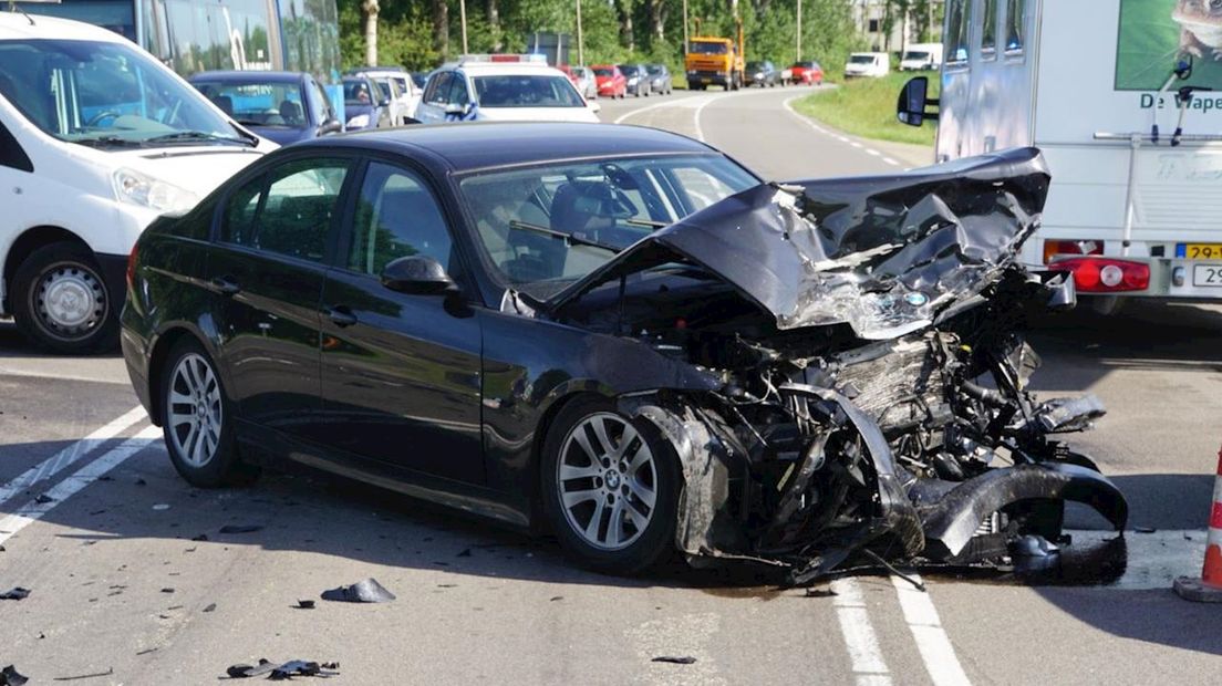Auto-ongeluk op N331 bij Hasselt