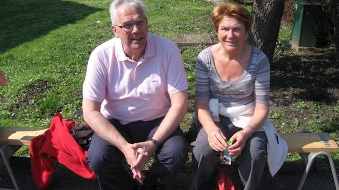 Gerrit Loode uit Staphorst met zijn vrouw