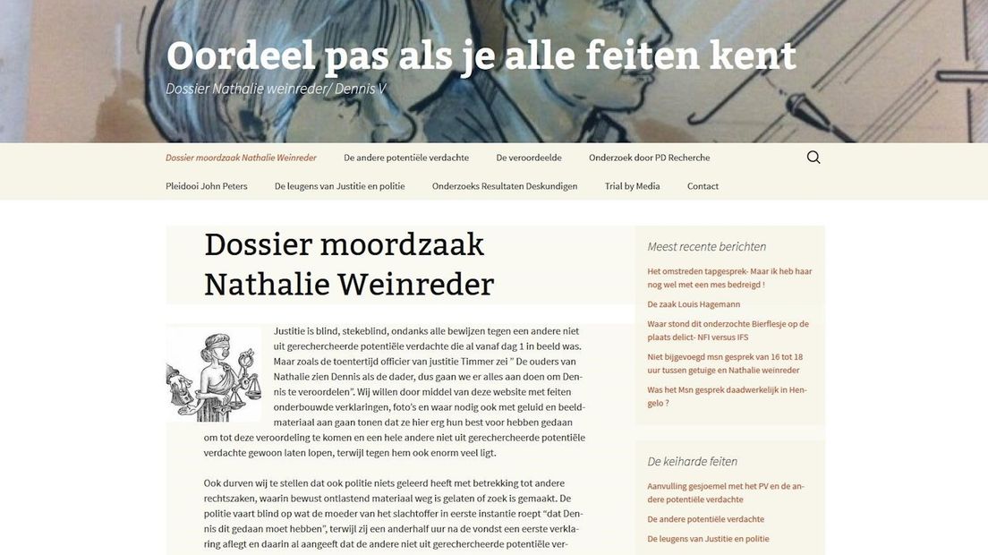 De bewuste website