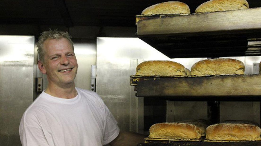De Haagse bakker Victor Driessen in vrolijker tijden (Archieffoto)