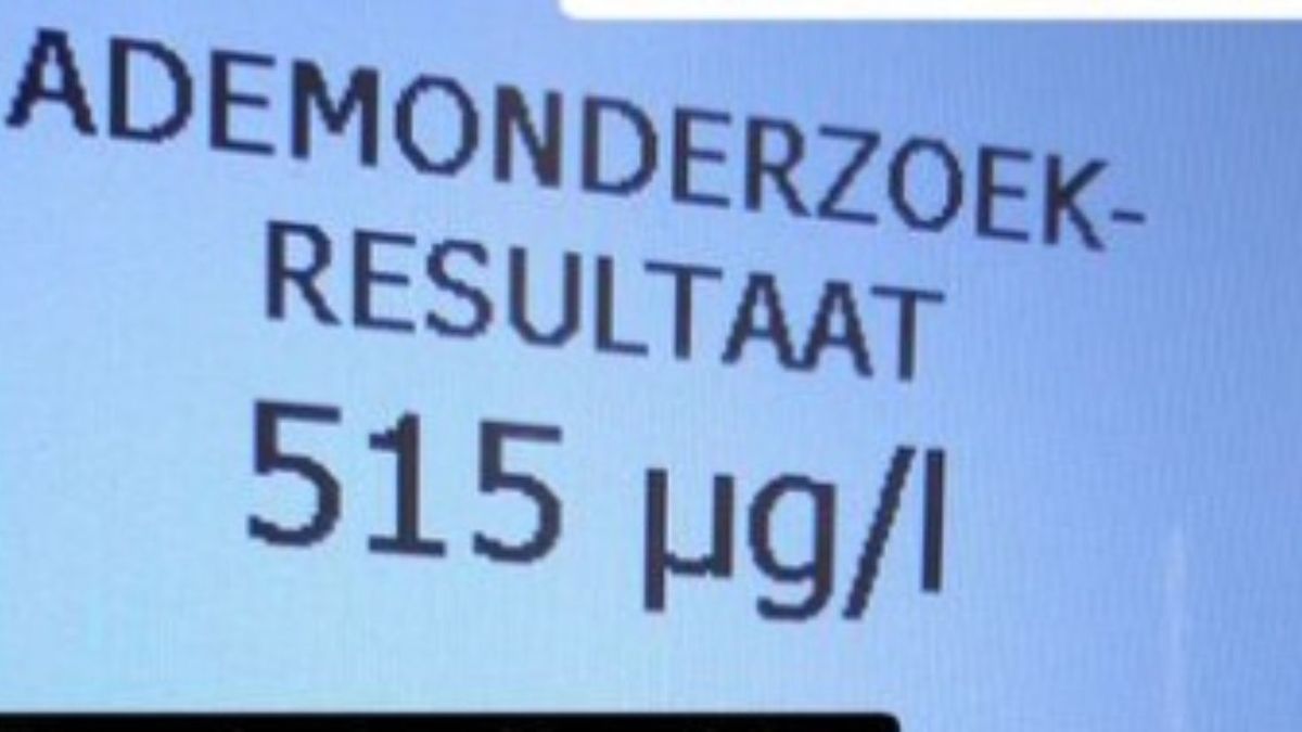 Beginnend bestuurder met slok op raakt rijbewijs kwijt - L1 Nieuws