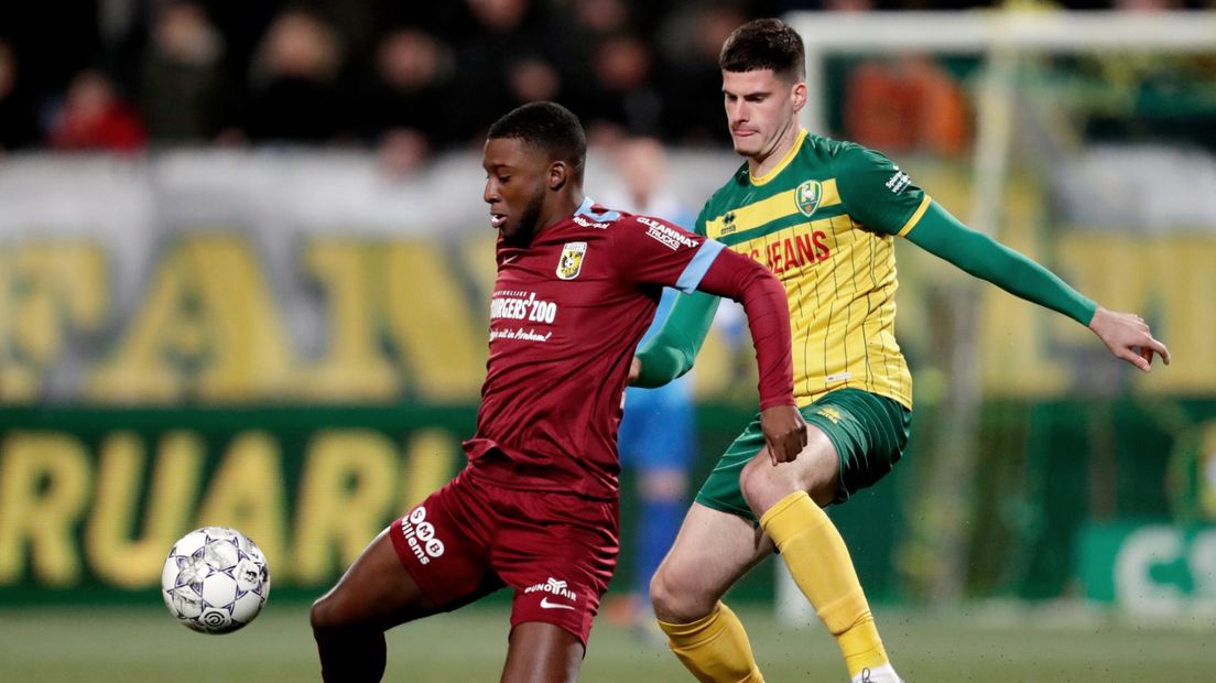 Wedstrijdbeeld ADO - Vitesse