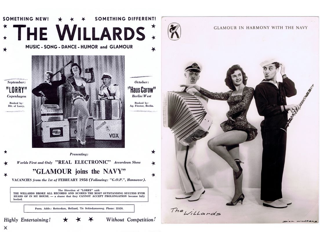 The Willards in 1958, nog met Conny Willard, en vanaf 1959, met Marion Whittaker.