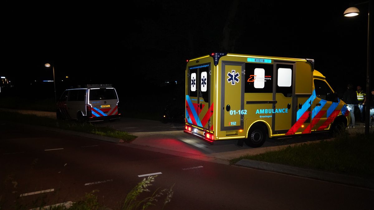Scooterrijder raakt gewond in Eelderwolde