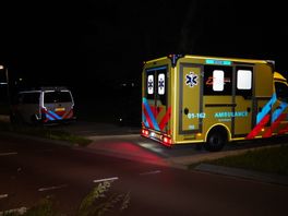 Scooterrijder raakt gewond in Eelderwolde