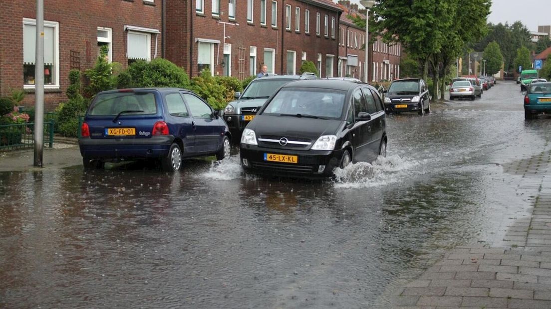 Wateroverlast in Oldenzaal