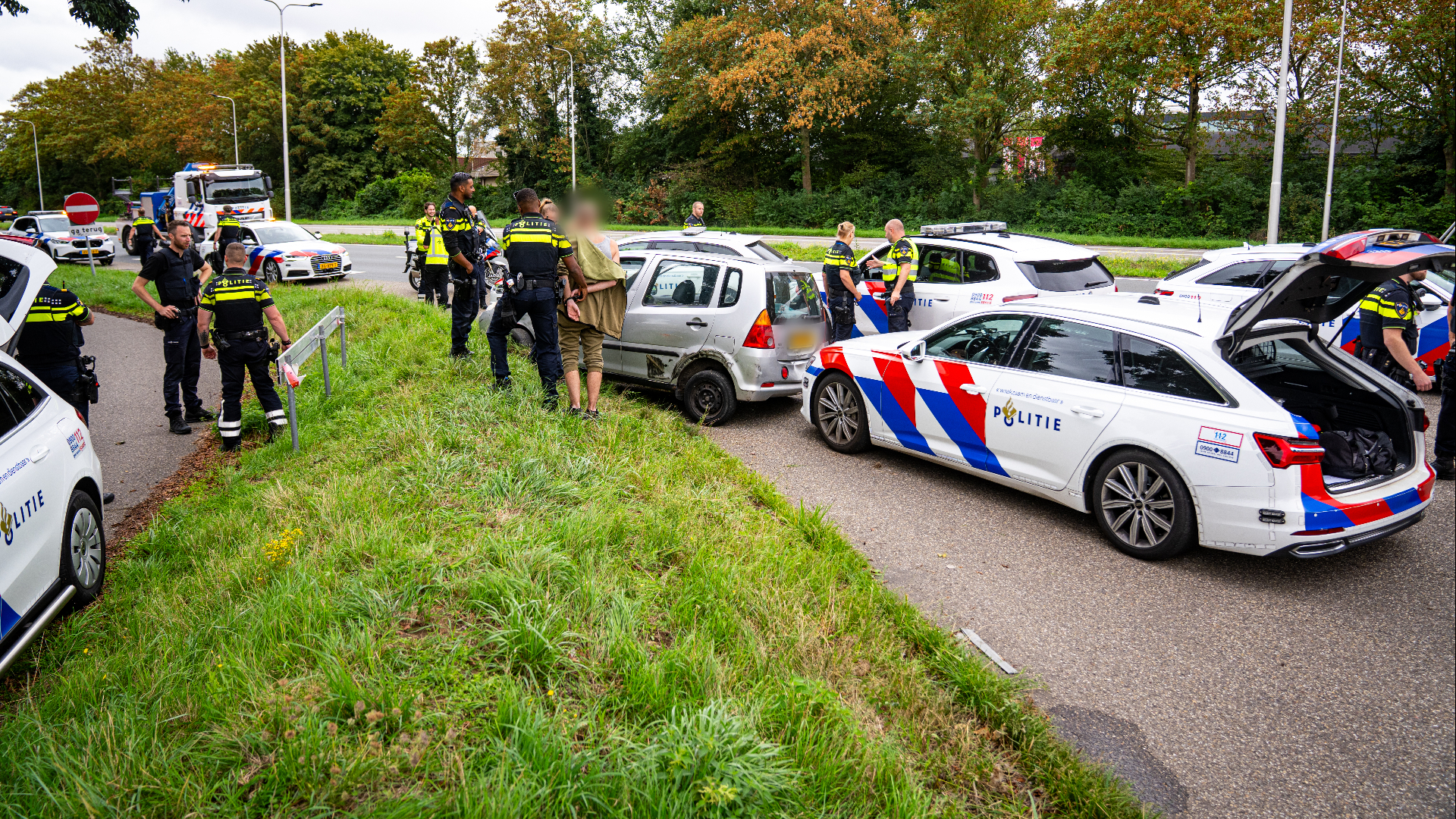 Er zijn twee mannen aangehouden.