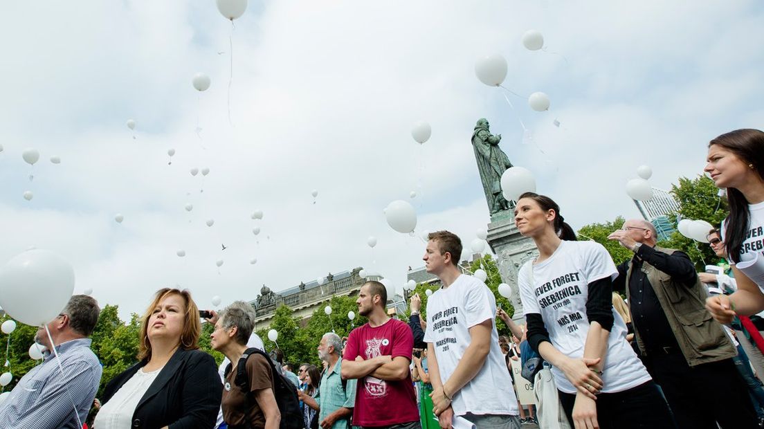 De Srebrenica herdenking in 2014