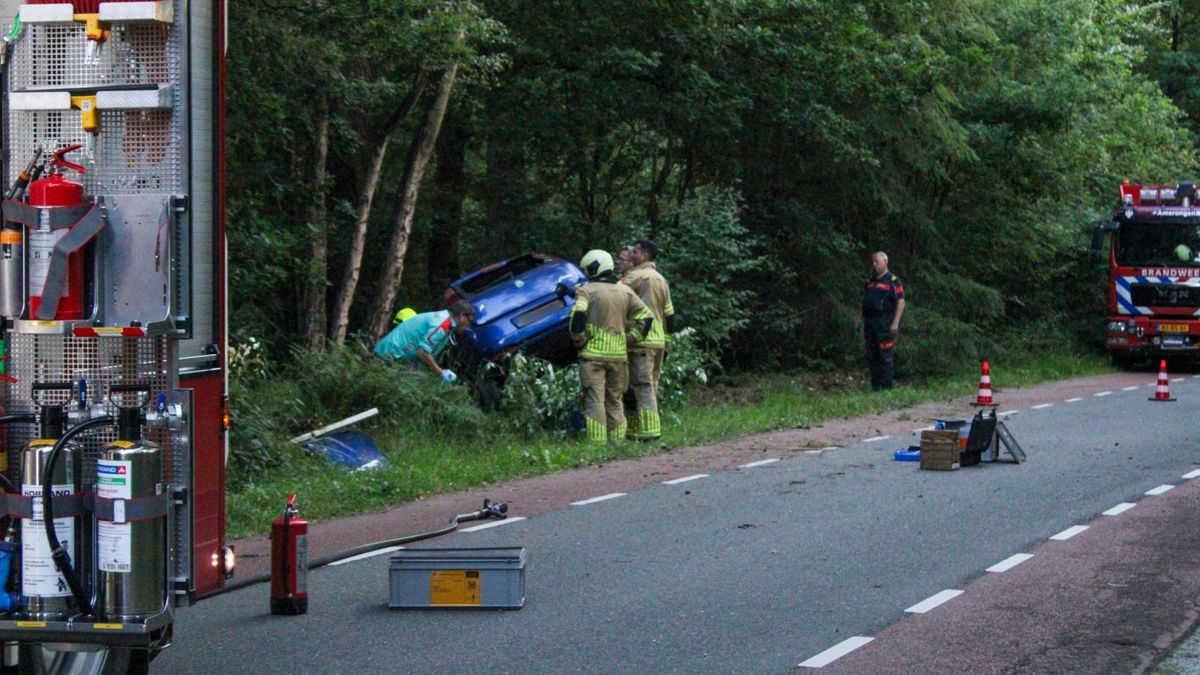 Ernstig ongeluk in Amerongen, weg afgesloten