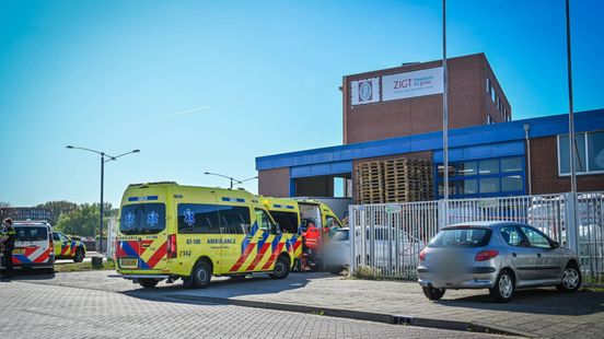 Bedrijfsongeval, een gewonde naar het ziekenhuis